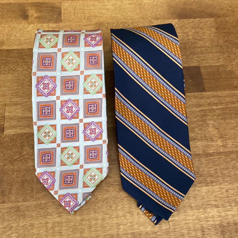 Bundle of 2 Designer Pittsburgh Ties 60” Length Tall